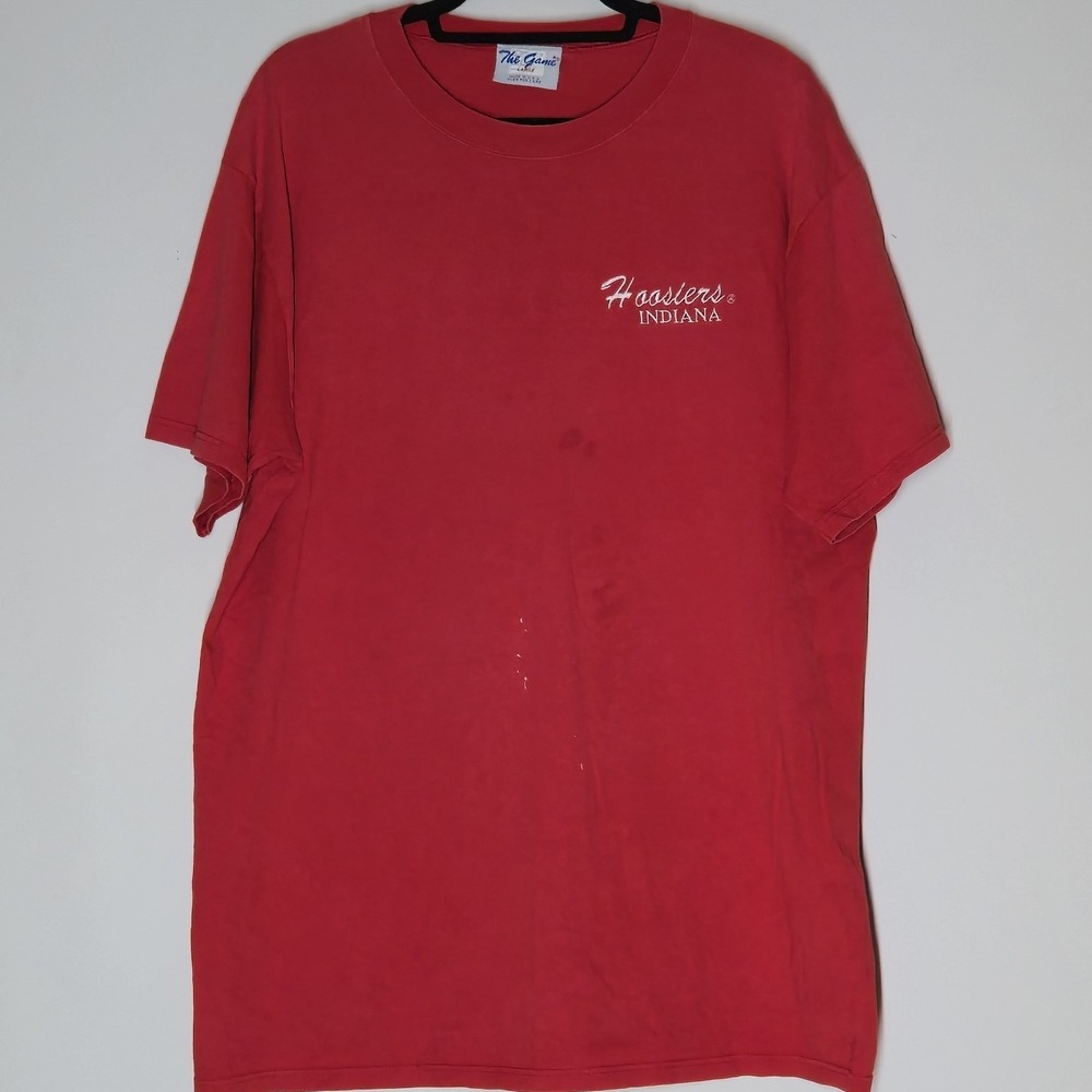 Vintage 90s Indiana University Hoosiers Embroidered T-Shirt Men's L The Game